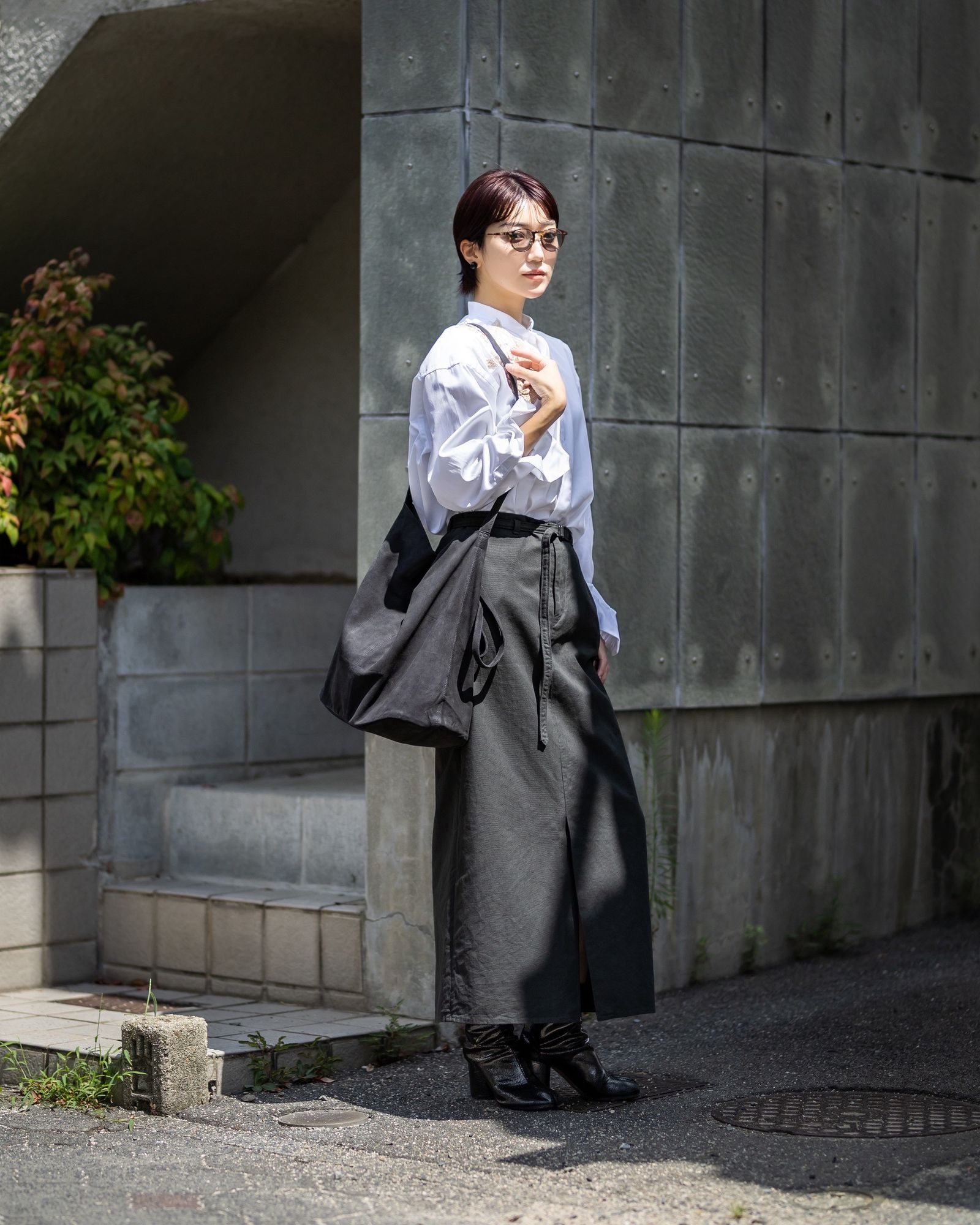Morphee / モルフェトートバッグ 3WAY LARGE TOTE(L SIZE)SUEDE [CHARCOAL]☆新作発売！