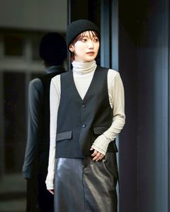 Graphpaper Cotton Cupro Back Satin Gilet STYLE 2025.09.22