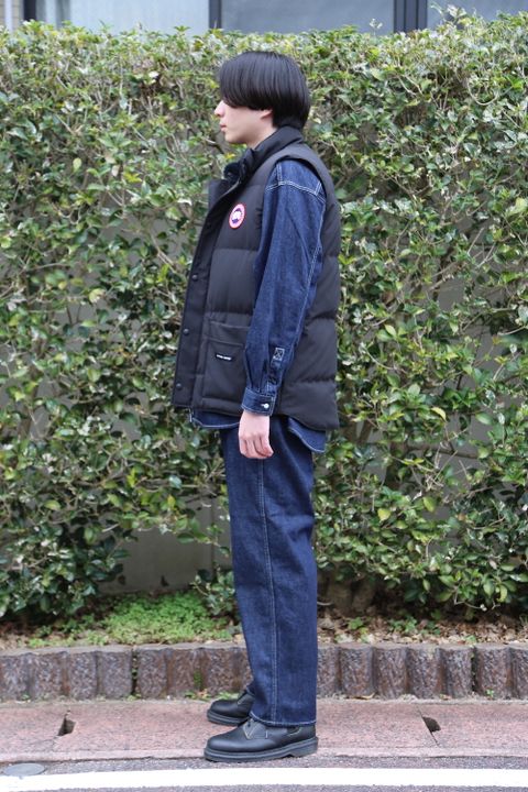 CANADA GOOSE  FREE STYLE CREW VEST"BLACK"style.2020.12.27.