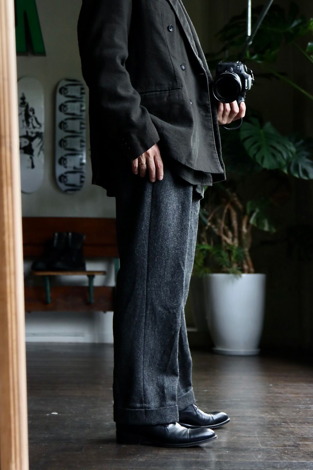 アプレッセ22FW Double Breasted Jacketスタイル.2022.9.26.