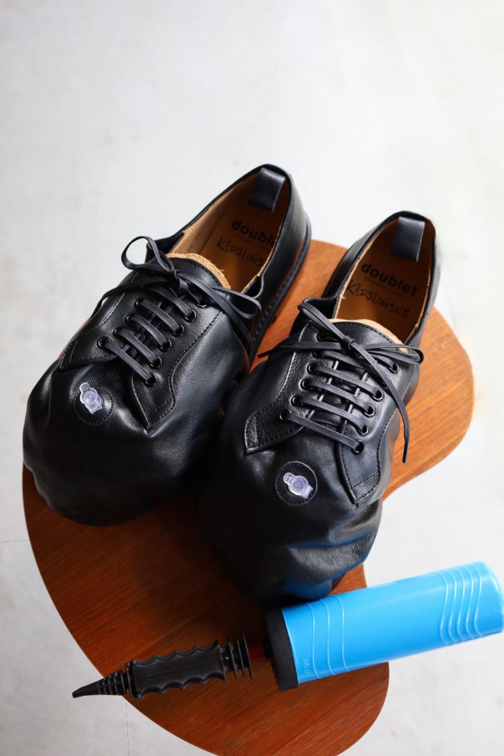 doublet ダブレット26AW 革靴 INFLATED DERBY SHOES (26AW69FT70)BLACK