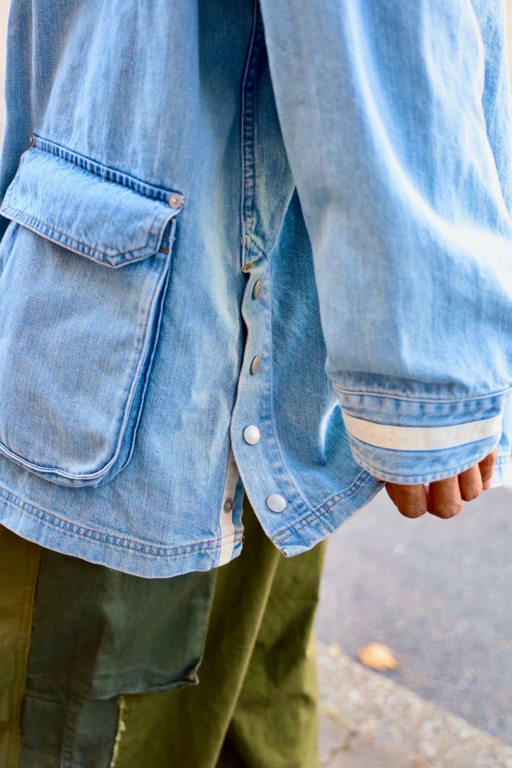 ヨーク 25FW VINTAGED DENIM COVERALL HALF COAT(YK25FW01067C)INDIGO☆9月6日(土)発売！