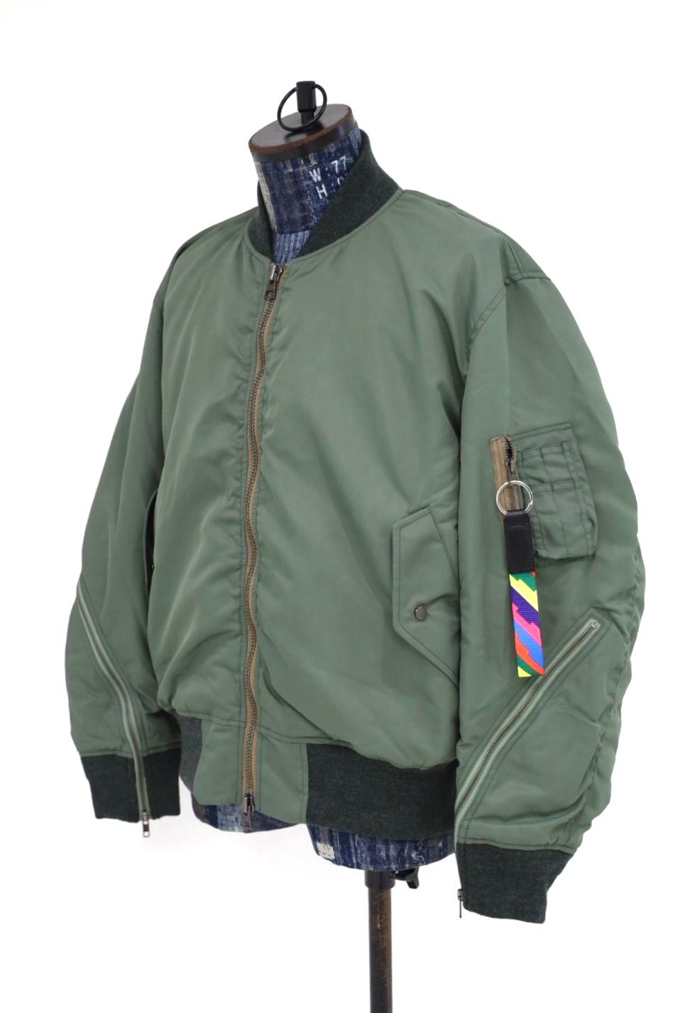 イズネス26AW Bomber Jacket(26AW_32_1008AWJK01)KHAKI☆9月19日(土)発売！