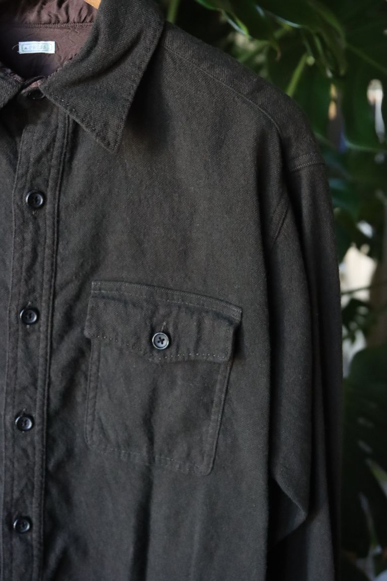A.PRESSE - アプレッセ22FW CPO Shirt(22AAP-02-12M)KHAKI | mark