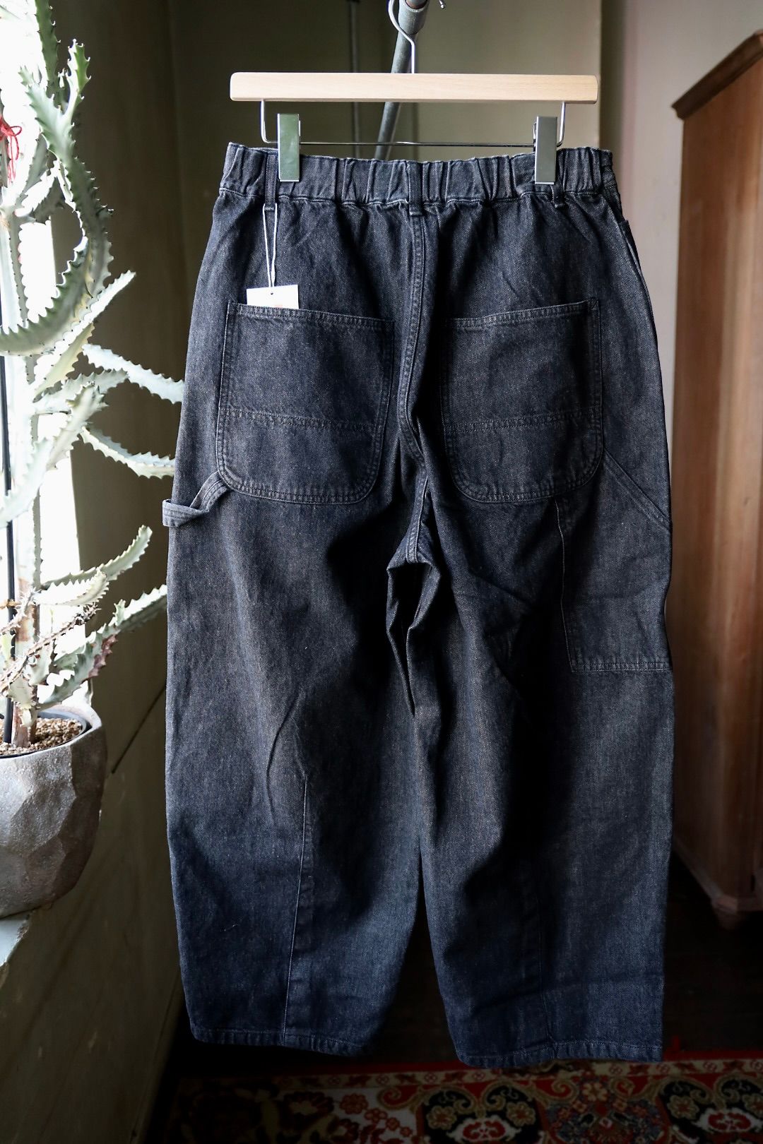 イズネス 26SS Double-Knee Balloon Painter Pants (26SS_12_1008SSBALOONPT01)BLACK☆新作発売！