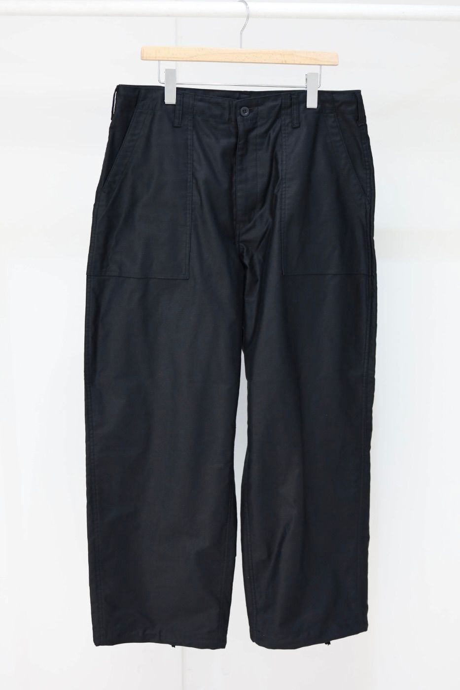 コムデギャルソンオム26SS 綿サテンパンツ(HQ-P029-051)BLACK☆4月3日(金)発売！