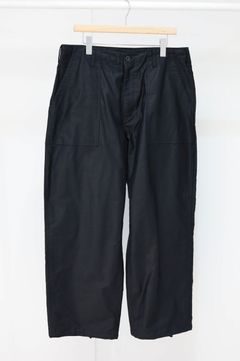 コムデギャルソンオム26SS 綿サテンパンツ(HQ-P029-051)BLACK☆4月3日(金)発売！