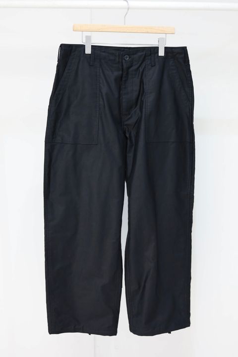 コムデギャルソンオム26SS 綿サテンパンツ(HQ-P029-051)BLACK☆4月3日(金)発売！