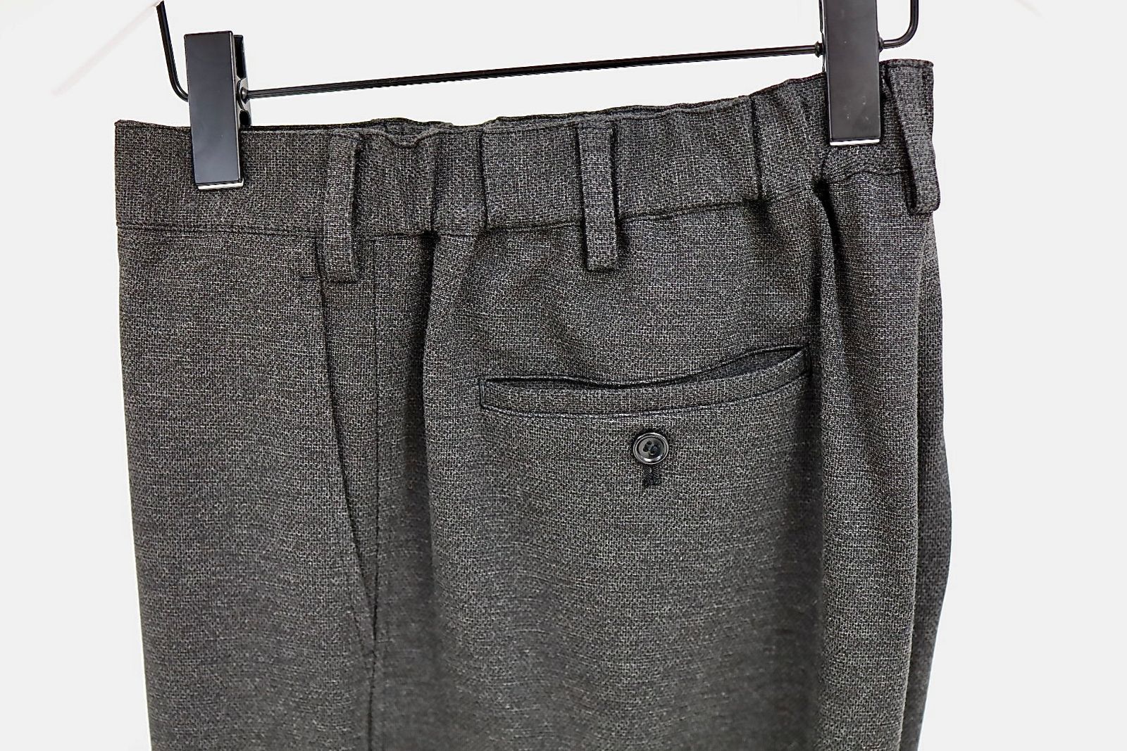 グラフペーパー 25AW SIDOGRAS Melange Ponte Wide Slacks(GM254-40052) GRAY☆11月29日(土)発売！