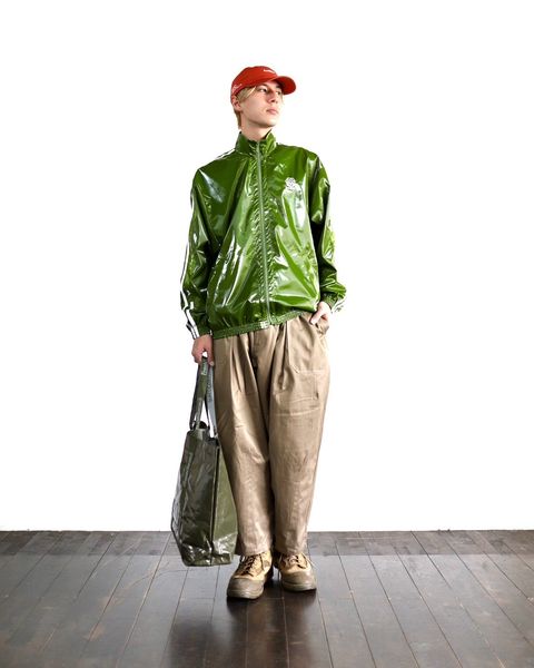 doublet 24SS 新作 LAMINATE TRACK JACKET スタイル