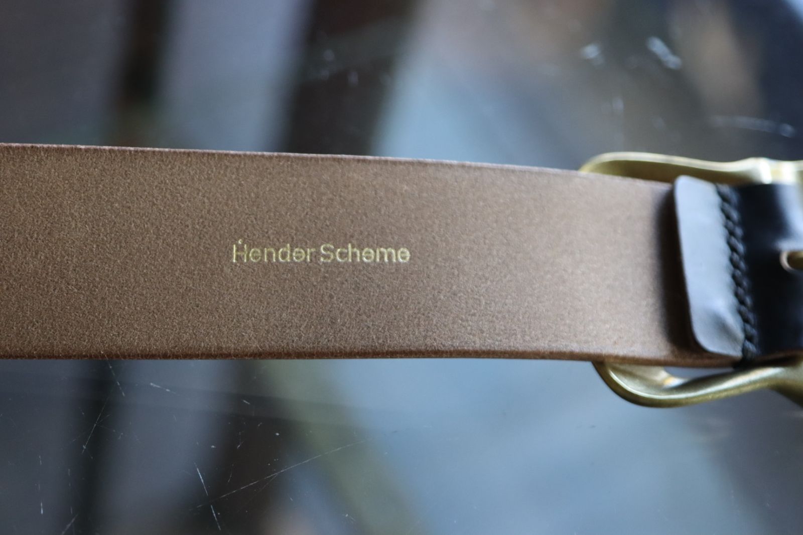 Hender Scheme - エンダースキーマ ベルト Settler's belt 40mm qn-rc