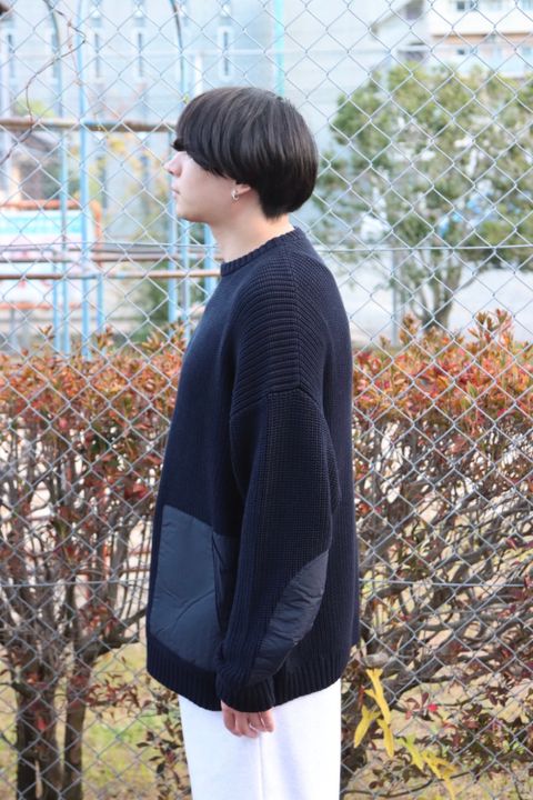 FreshService CREW NECK COMBAT KNIT style.2022.11.08.