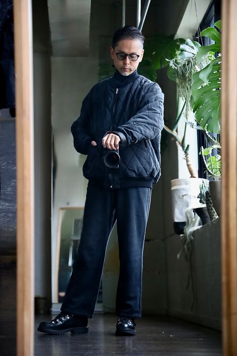 A.PRESSE Vintage US NAVY Souvenir Velour Jacket スタイル(size:4)