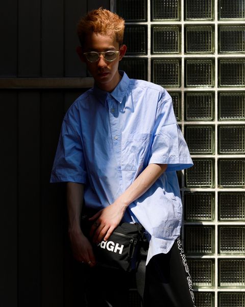 COMME des GARCONS HOMME コムデギャルソンオム23SS 綿オックスS/Sシャツ スタイル