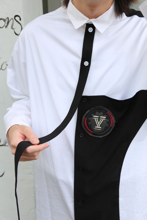 Yohji Yamamoto W-切り替えBシャツスタイル.2020.7.25.