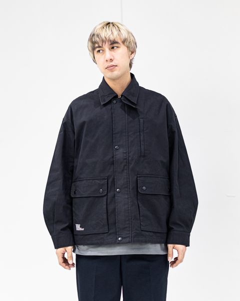 フレッシュサービス WAXED OXFORD UTILITY JACKET(FSC261-30260)NAVY★2月14日(土)発売