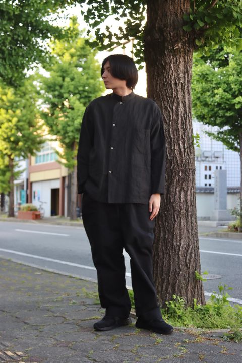 YOKE IN STRIPE SLEEPING SHIRT JACKET style.2022.5.4