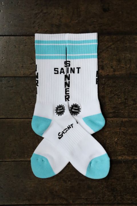 セントマイケル25SS SAINT SINNER SOCKS (SM-HR8-0000-110)SKY BLUE