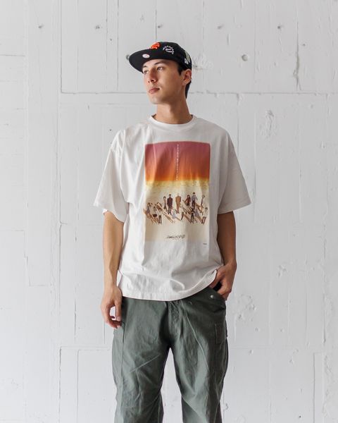 セントマイケル25SS シン・エヴァンゲリオン劇場版TシャツEV_SS TEE/ORANGE (SM-HR8-0000-C13)WHITE