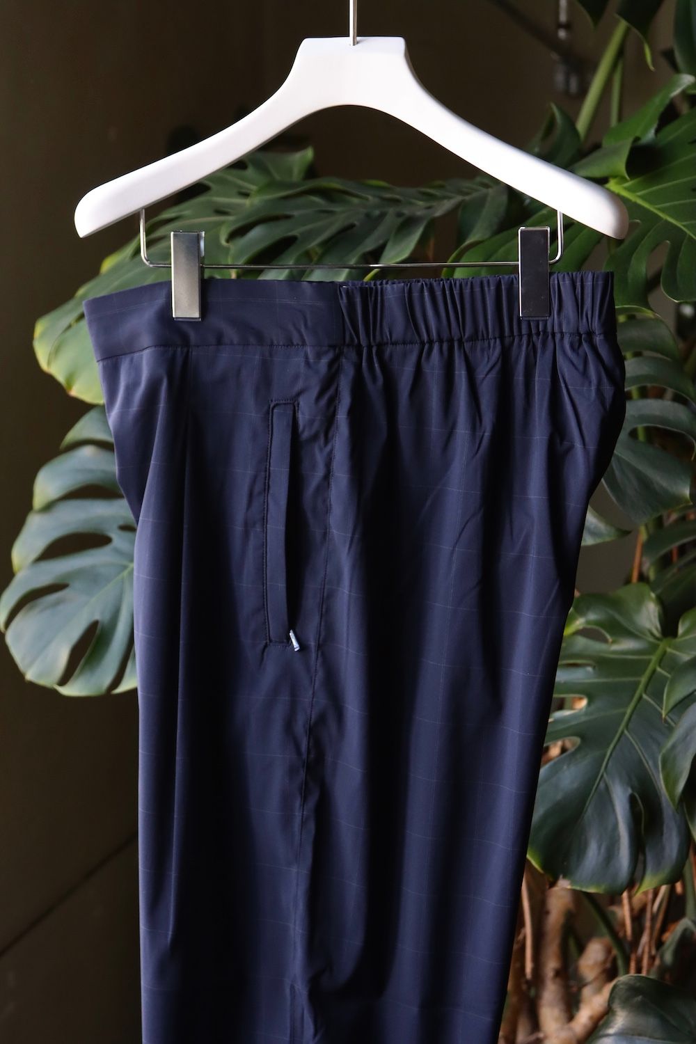 is-ness×NEAT LORO PIANA SPORT FABRICS PANTS"NAVY"イズネス22SS