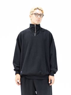 フレッシュサービス 26AW CLASSIC TERRY SWEAT HALF ZIP(FSC263-70013)BLACK☆9月5日(土)新作発売！