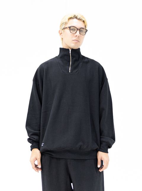 フレッシュサービス 26AW CLASSIC TERRY SWEAT HALF ZIP(FSC263-70013)BLACK☆9月5日(土)新作発売！