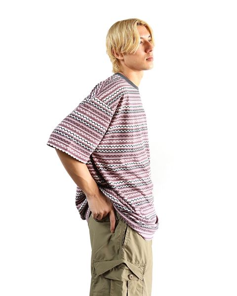 セダンオールパーパス 24SS Jaquard Striped S/S Tee style(Matcha) 2024.4.5