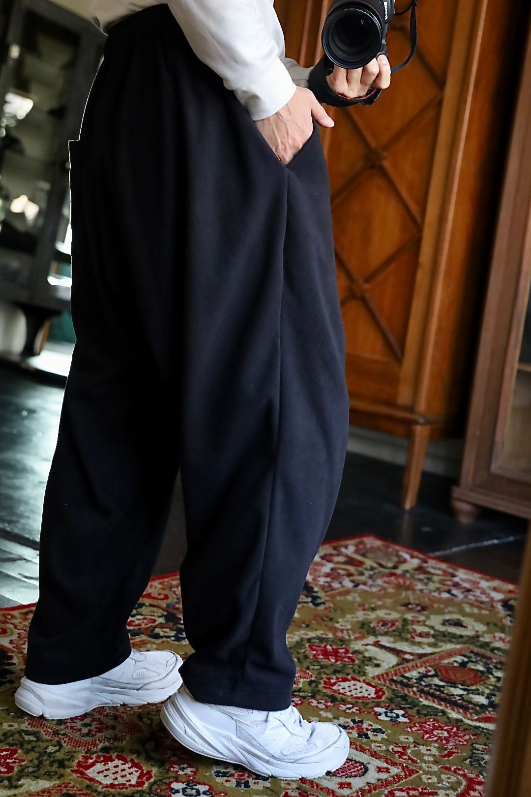 S.F.C 25FW SPOT エスエフシー FLEECE WIDE TAPERED EASY PANTS(SFCFW25P01SP)Black☆12月20日(土)発売！