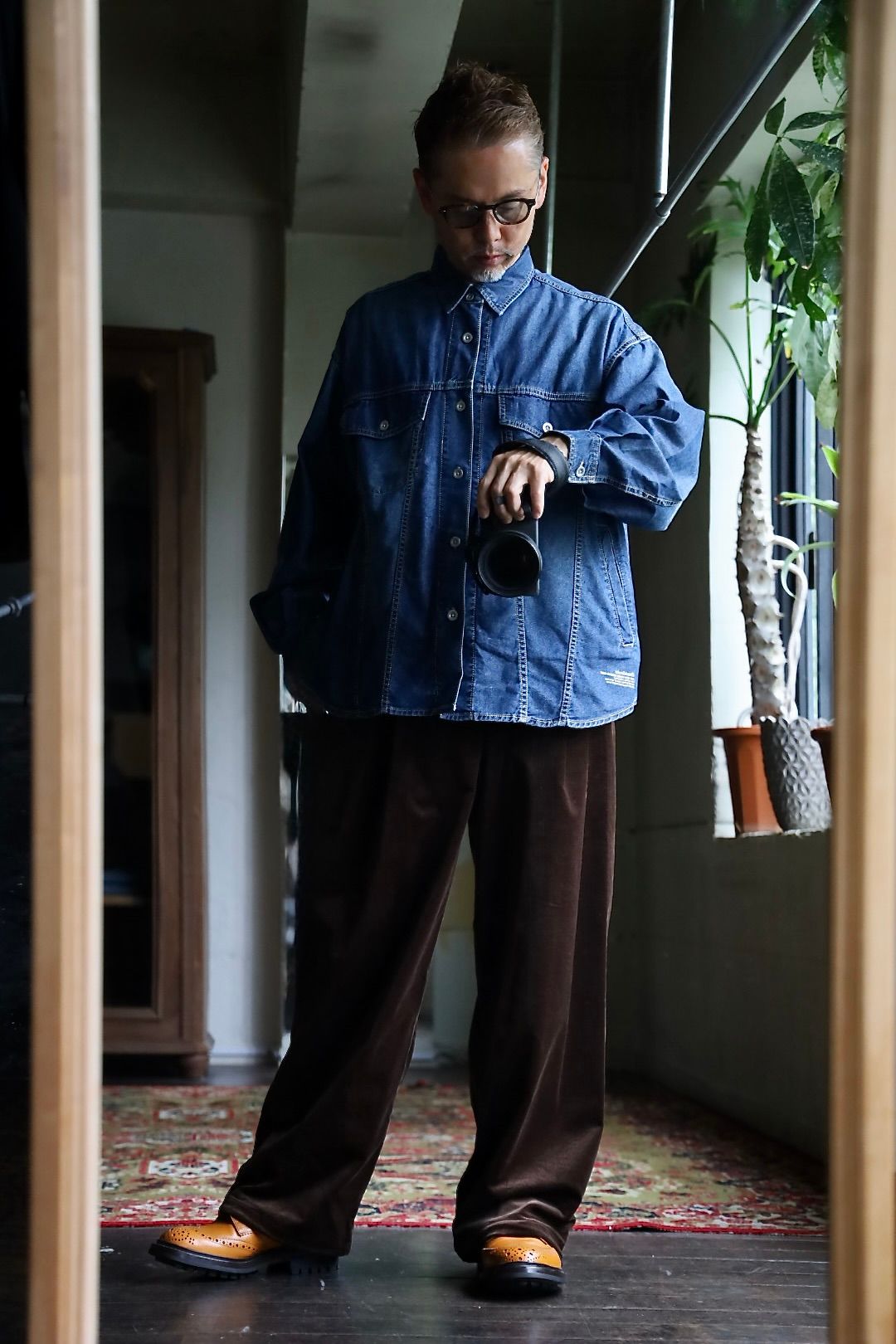 FreshService 26AW AIR CORDUROY JACKET"BROWN"スタイル