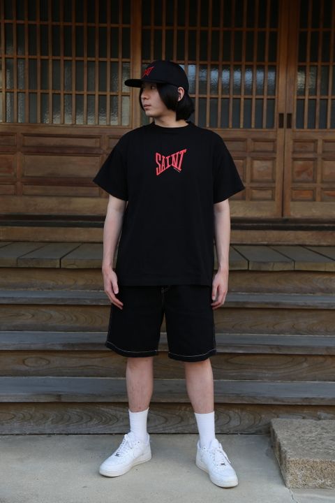 ©SAINT M×××××× LOGO T-SHIRT style ※4月29日AM10:00発売