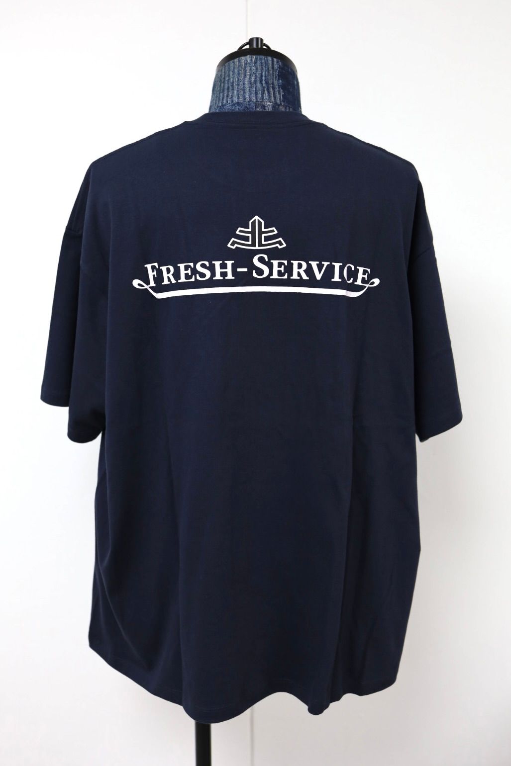 フレッシュサービス CORPORATE PRINTED S/S TEE "FF"(FSC263-70137)NAVY☆7月25日(土)新作発売！