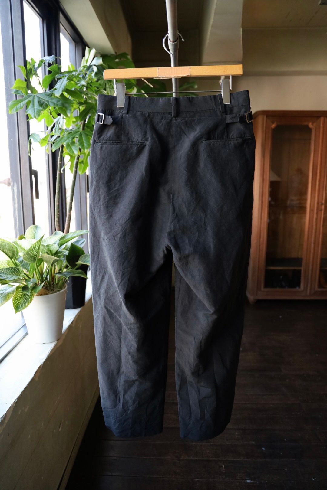 アプレッセ 25SS Silk Linen Trousers(25SAP-04-21H)BLACK