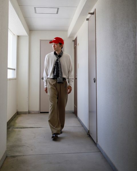 A.PRESSE 2023 Style2 Vintage Wool Trousersスタイル