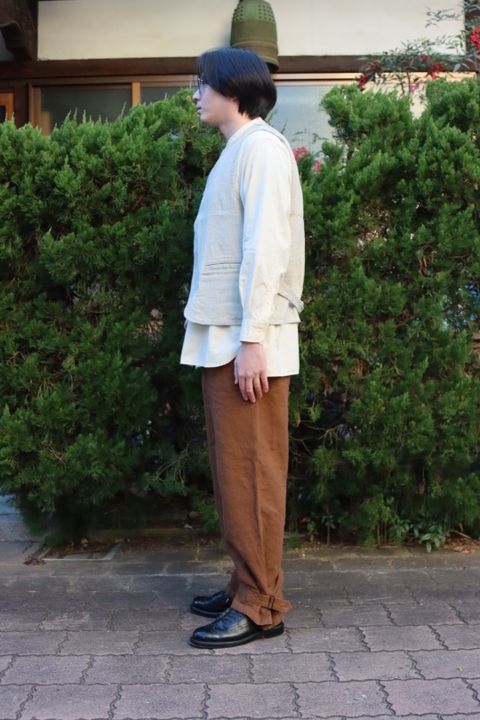 Ets.MATERIAUX M38 Motor cycle coat"BROWN"style.