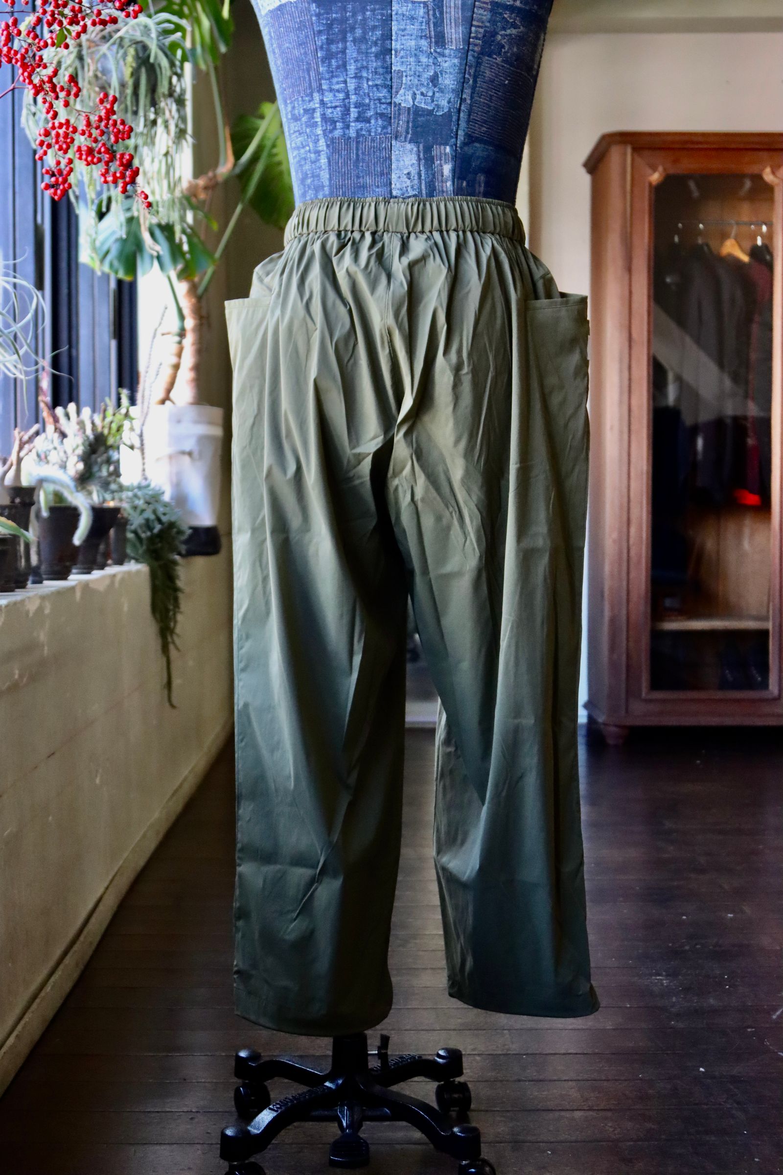 S.F.C 24SS エスエフシーSPORTY NYLON BAGGY(SFCSS24P04)Olive