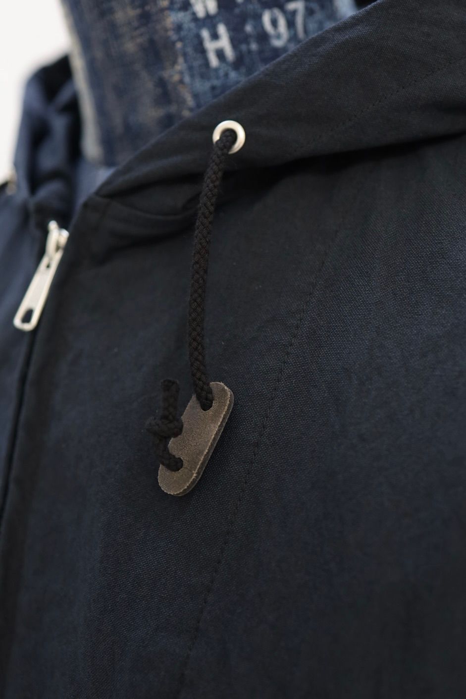 コムデギャルソンオム26SS ナイロンオックス製品染ジップアップフーディ(HQ-J003-051)BLACK☆2月6日(金)発売！