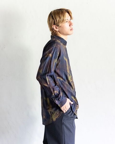 YOKE PATTERNED REGULAR COLLAR SHIRTスタイル 8月24日(土)新作発売！