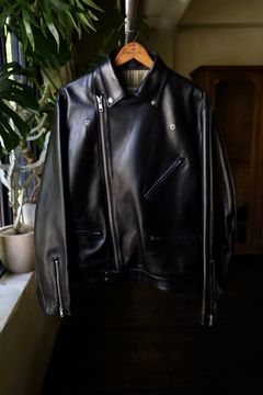 アプレッセ Double Riders Jacket(24AAP-01-04H)BLACK☆9月21日(土)発売！