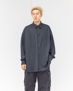 Graphpaper Wool Smooth Flannel Oversized Regular Collar Shirt 10月4日(土)新作発売！