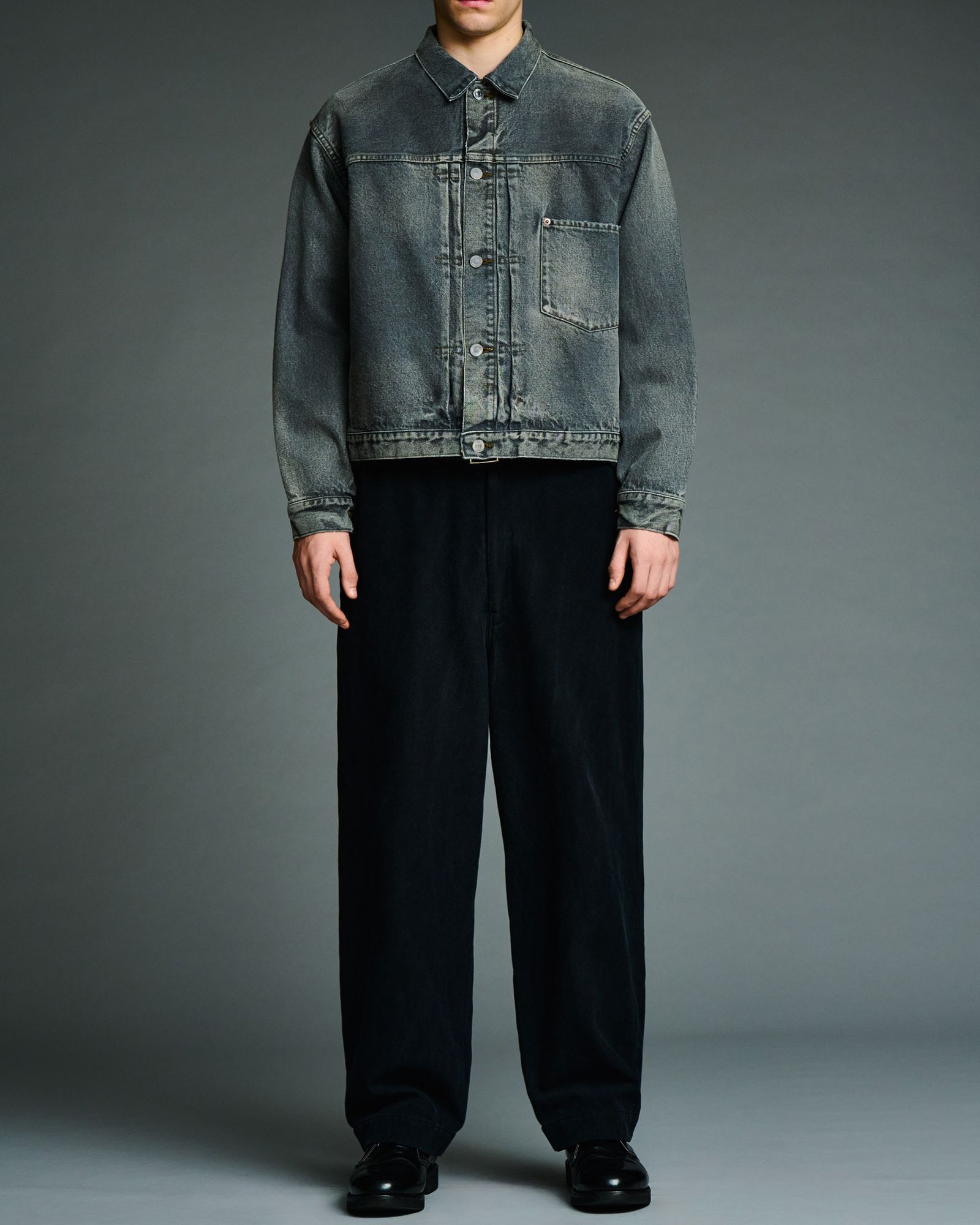 アプレッセ 2026 STYLE2 Vintage Gray Denim Jacket(26AAP-01-44)GRAY☆9月19日(土)発売！