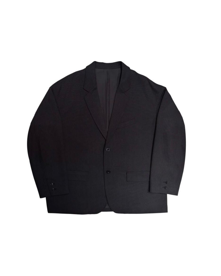 グラフペーパー 25AW SIDOGRAS Melange Ponte Jacket(GM254-20049)BLACK☆11月29日(土)発売！