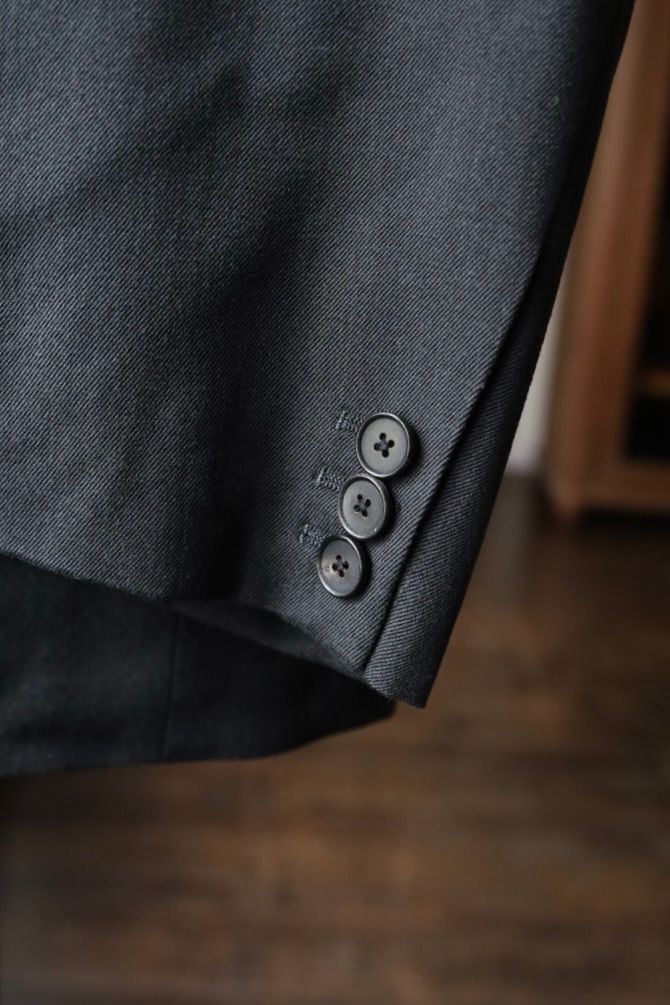 アプレッセ 2025 STYLE2  Washed Silk Jacket(25AAP-01-35)CHARCOAL