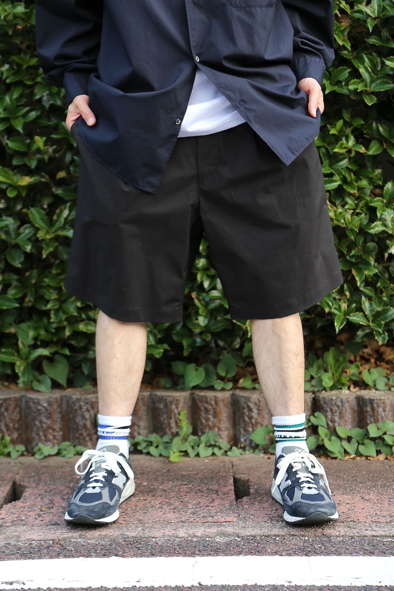 Graphpaper Typewriter Wide Chef Shorts - ショートパンツ