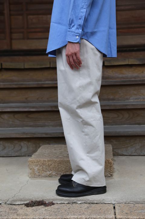 A.PRESSE Band Collar Shirt style.2021.7.19.