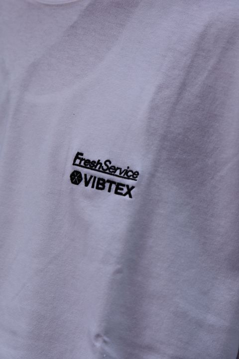 FreshService VIBTEX for FreshService L/S CREW NECK TEE (WHITE) 5月31日(土)新作発売！