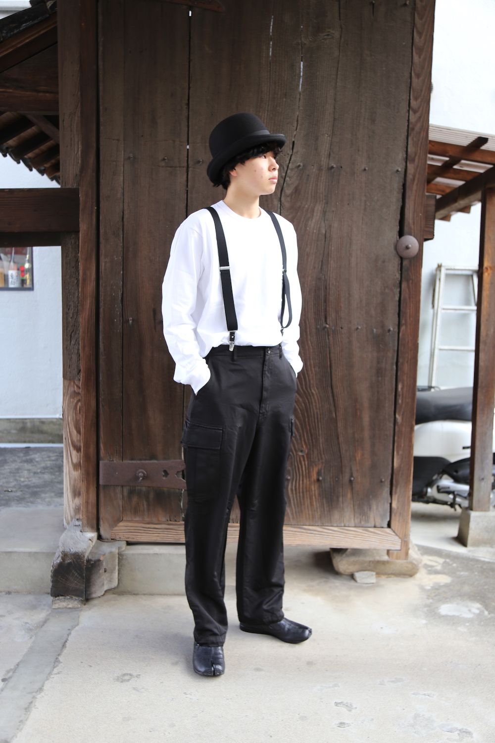 COMME des GARCONS HOMME エステルツイルカーゴパンツ製品染(HG-P004-051) style 2021.02.07. |  1545 | mark