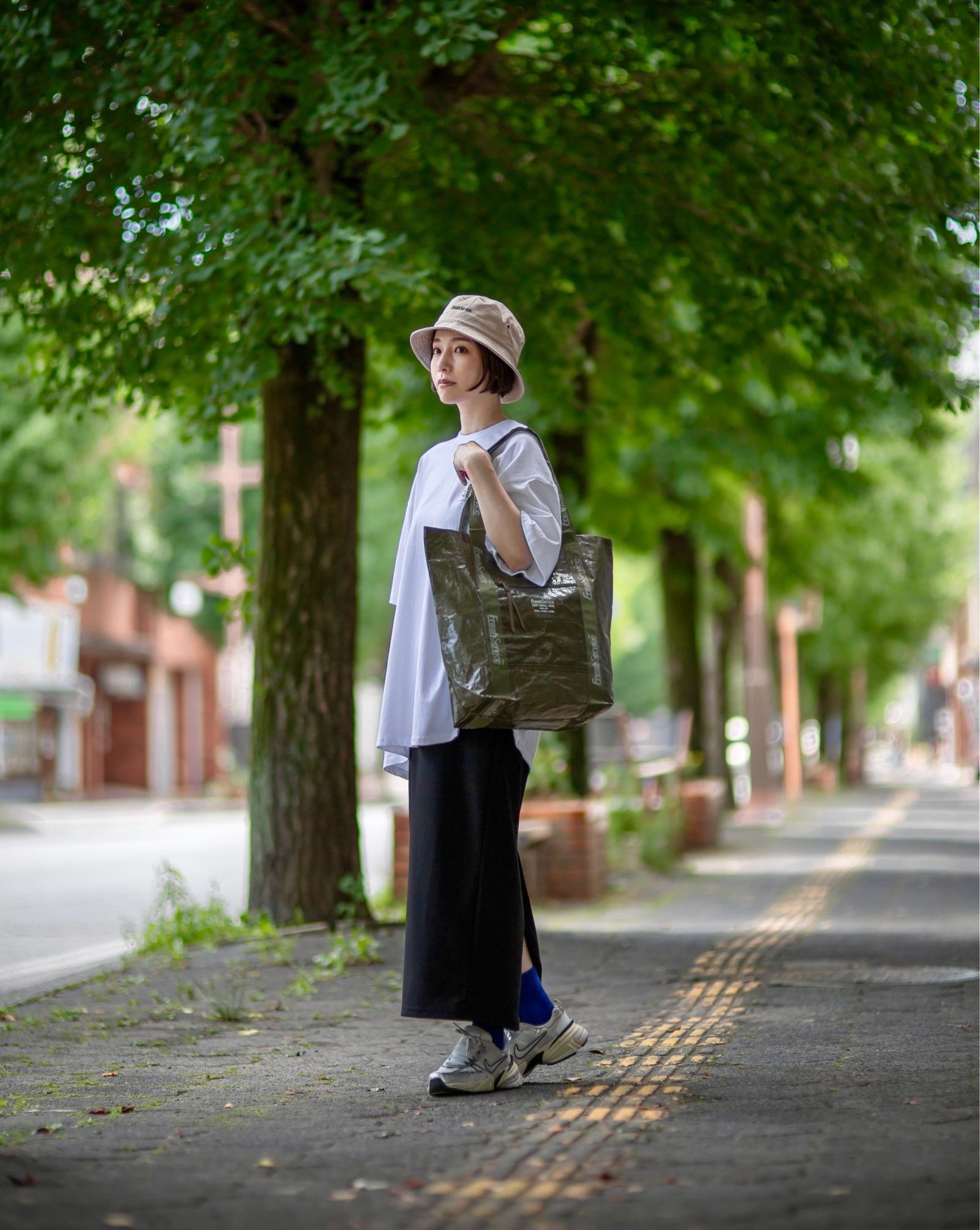 FreshService - フレッシュサービス TARP SMALL TOTE(KHAKI) | mark