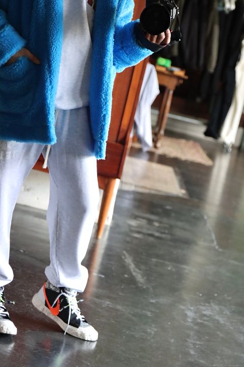 doublet FUR JACKET"L.BLUE" style.10.26.