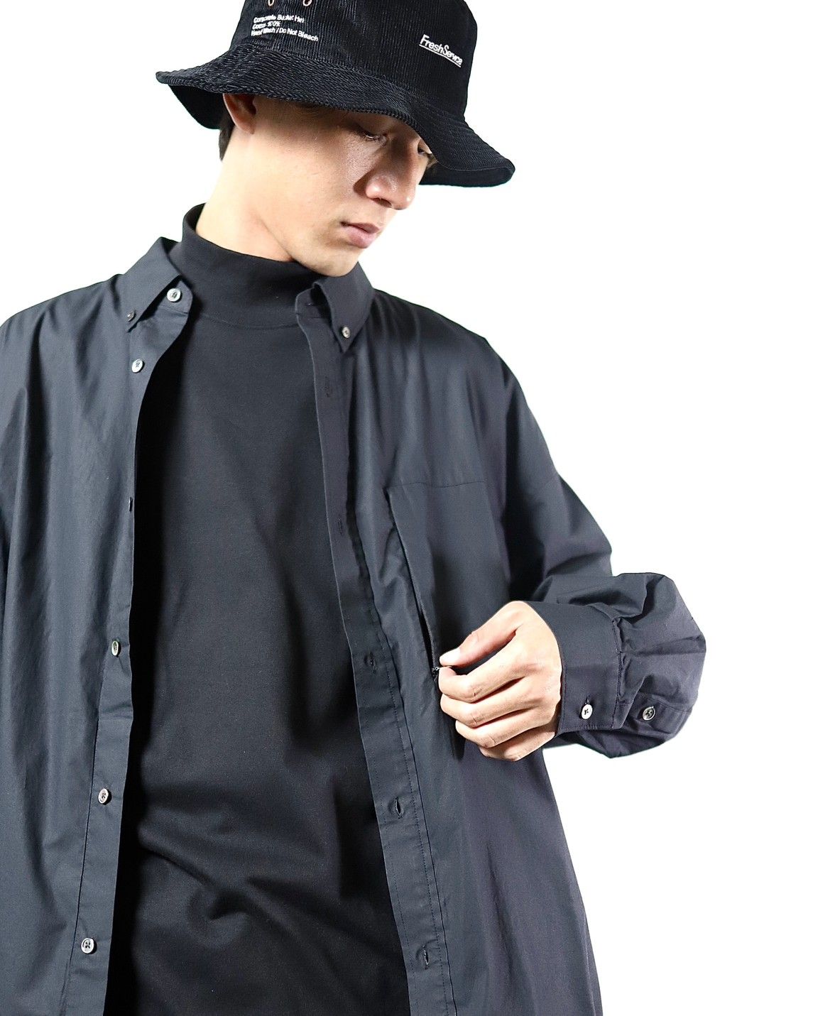 FreshService - フレッシュサービス UTILITY L/S B.D SHIRT
