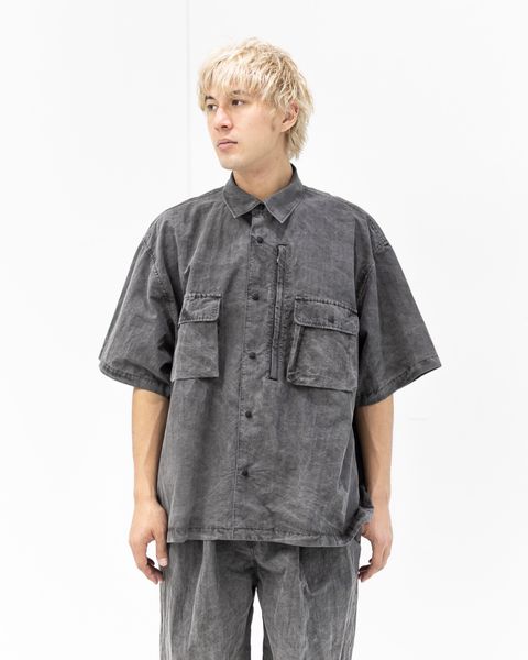 is-ness Pigment-Dyed Short-Sleeve Shirt 新作発売！